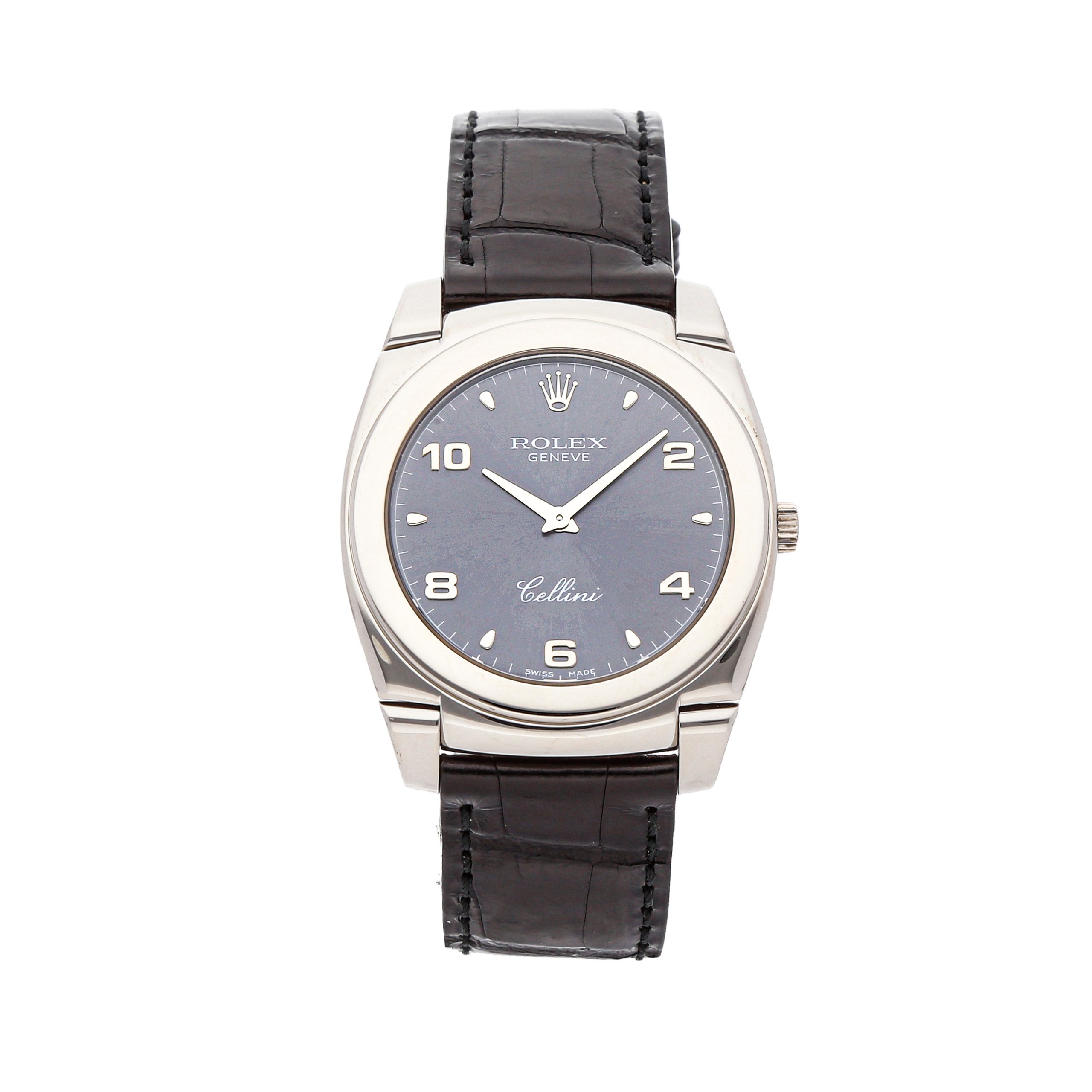 White Gold Men Replica Rolex Cellini Cestello 5330/9 Case 36mm Mechanical White Gold Men Replica Rolex Cellini Cestello 5330/9 Case 36mm Mechanical