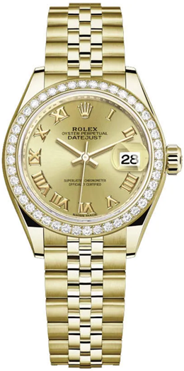 Rolex M279138rbr-0022 18 Ct Yellow Gold Automatic Movement Watch Rolex M279138rbr-0022 18 Ct Yellow Gold Automatic Movement Watch