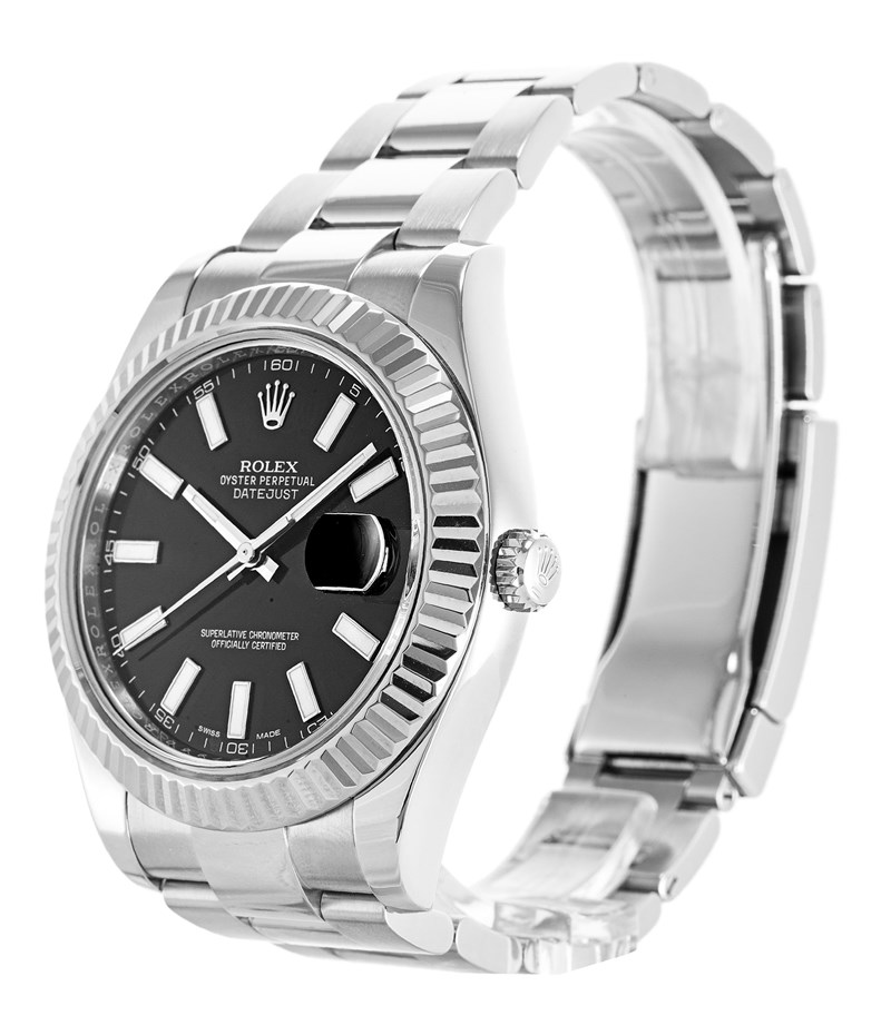 Rolex Datejust 116334 Black Mens Automatic 41 MM Steel Watch Rolex Datejust 116334 Black Mens Automatic 41 MM Steel Watch