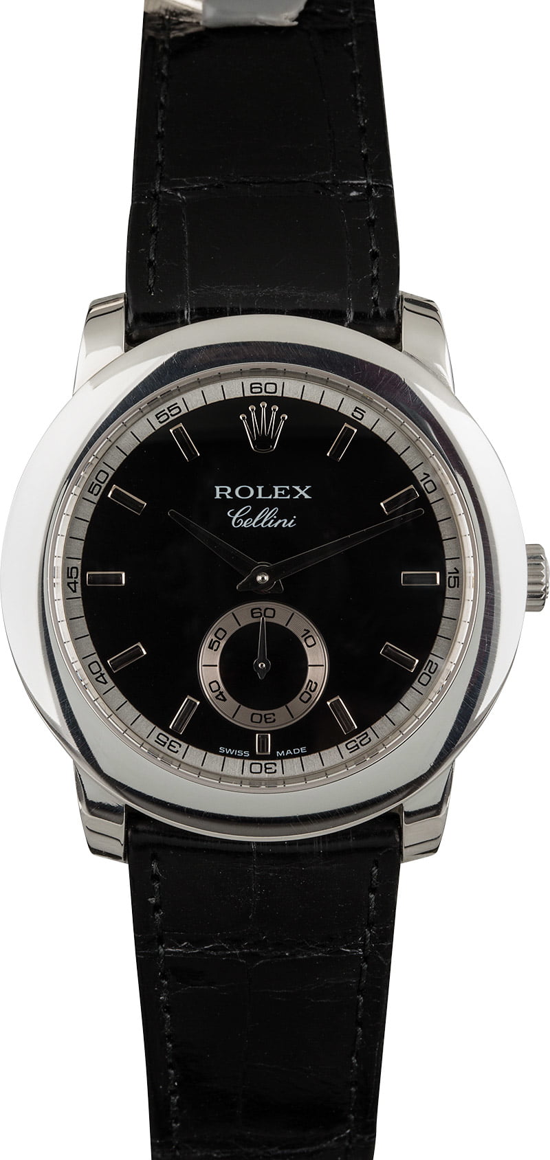 Rolex Cellini 5241 Men's Case 38mm Leather Strap Rolex Cellini 5241 Men's Case 38mm Leather Strap