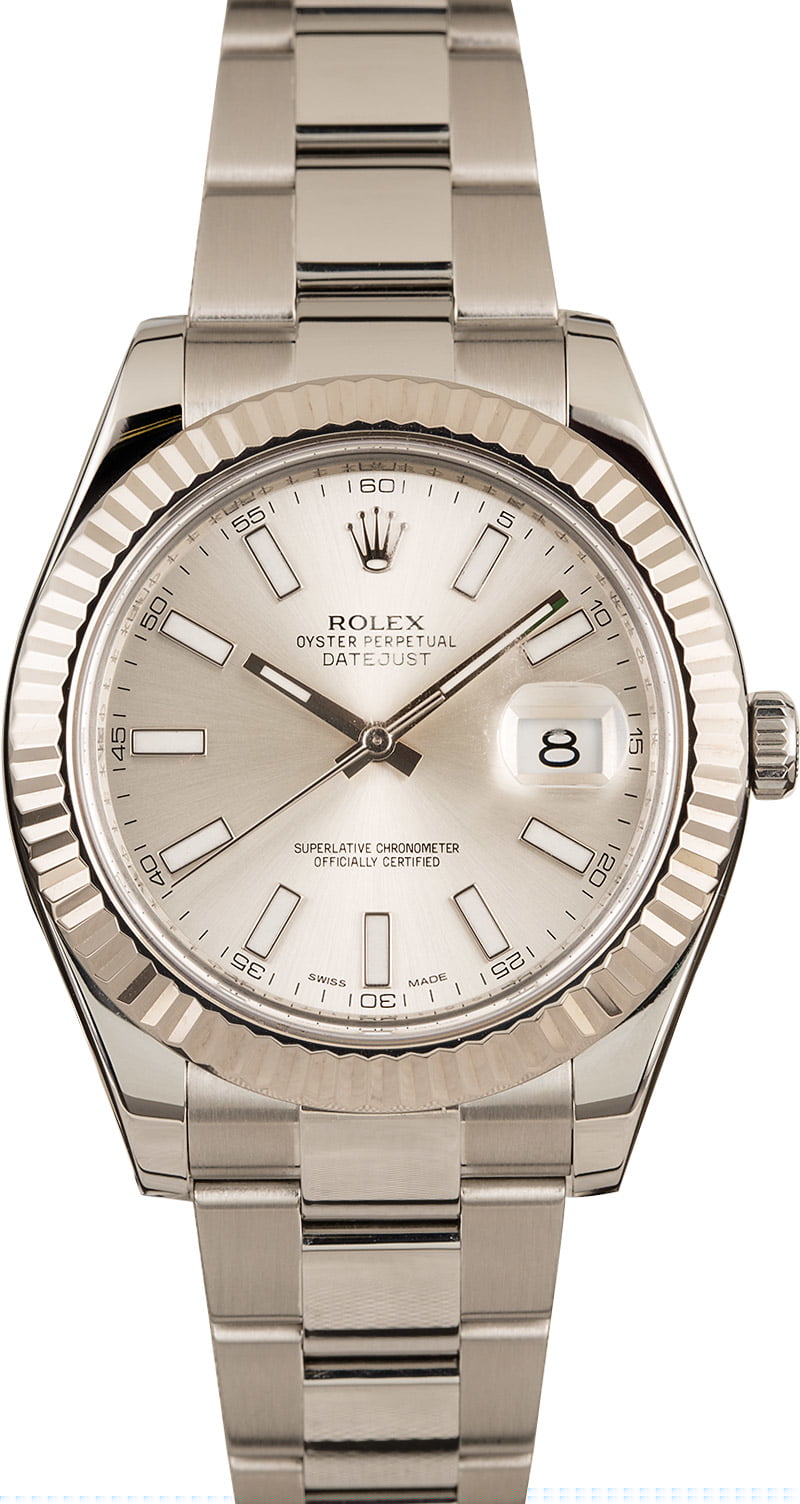 Rolex Datejust Ii 116334 Men's Case 41mm Automatic 3136 Rolex Datejust Ii 116334 Men's Case 41mm Automatic 3136