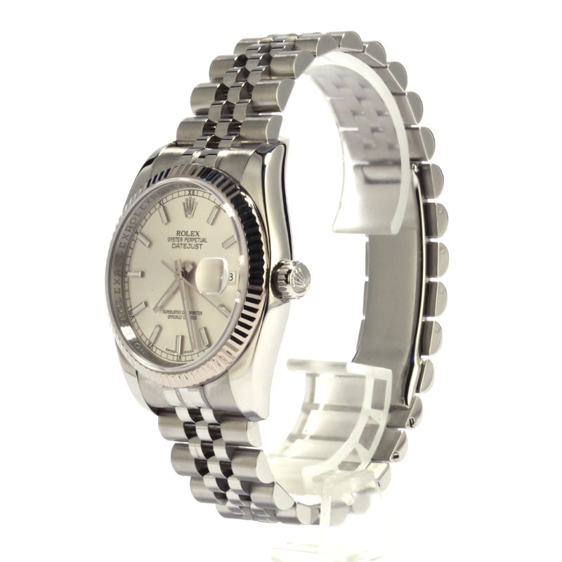 Rolex Datejust 116234 Men's Dial Silver Automatic 3135 Rolex Datejust 116234 Men's Dial Silver Automatic 3135