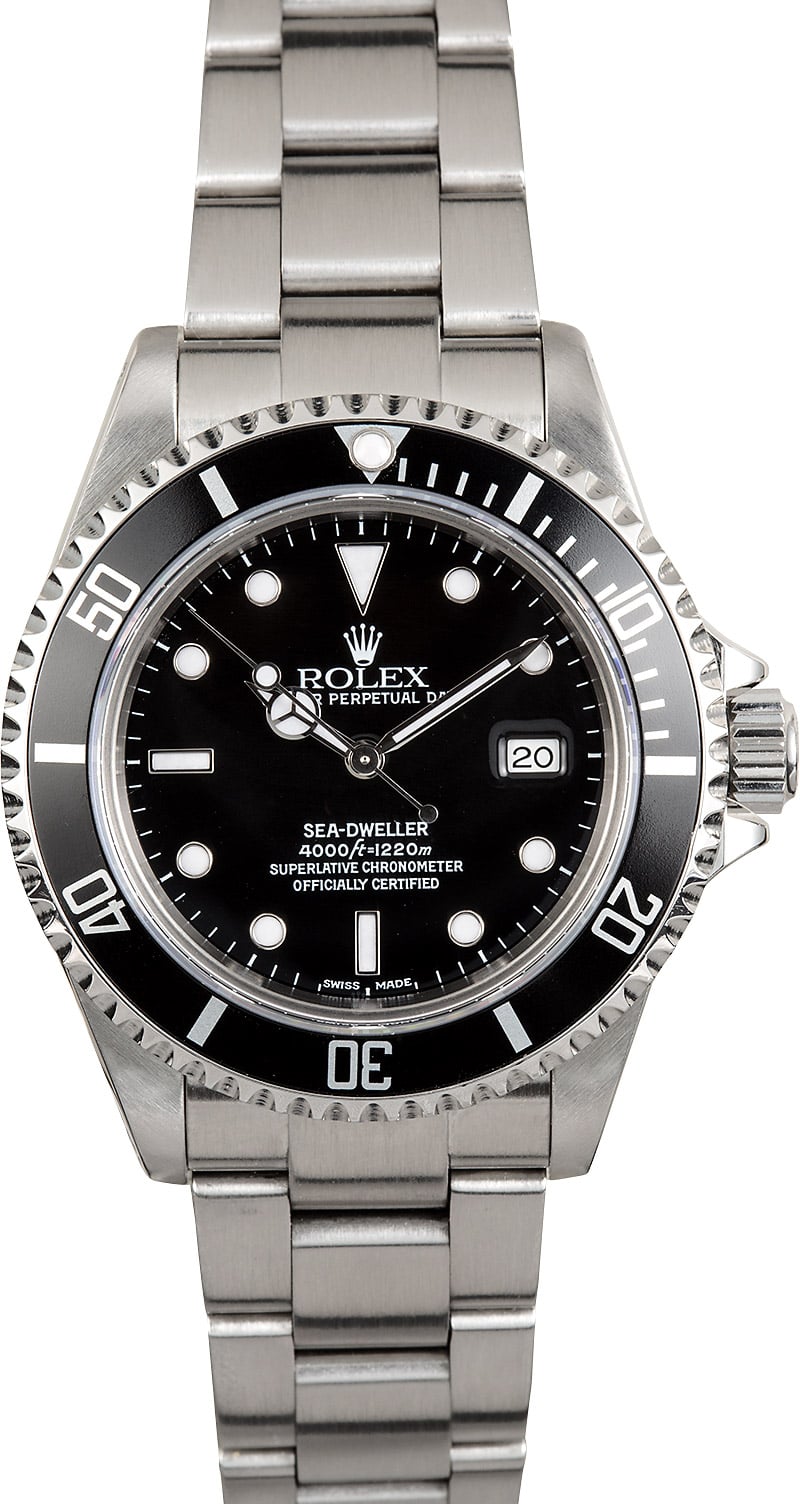 Rolex Sea-dweller 16600 Men's Dial Black Stainless Steel Rolex Sea-dweller 16600 Men's Dial Black Stainless Steel