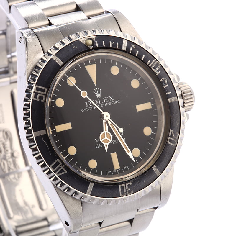 Rolex Submariner 5513 Men's Dial Black Automatic 1520 Rolex Submariner 5513 Men's Dial Black Automatic 1520
