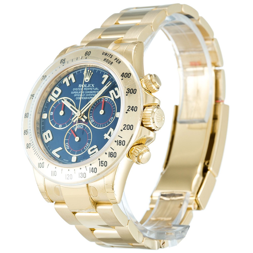 Rolex Daytona 116528 Mens 40 MM Automatic Blue Arabic Watch Rolex Daytona 116528 Mens 40 MM Automatic Blue Arabic Watch