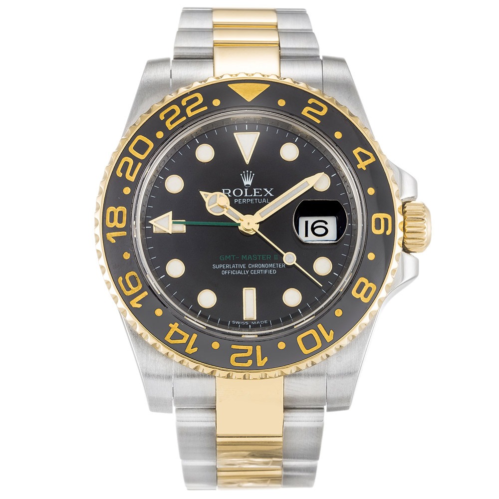 Rolex GMT Master II 116713 Mens Steel Automatic Black 40 MM Watch Rolex GMT Master II 116713 Mens Steel Automatic Black 40 MM Watch