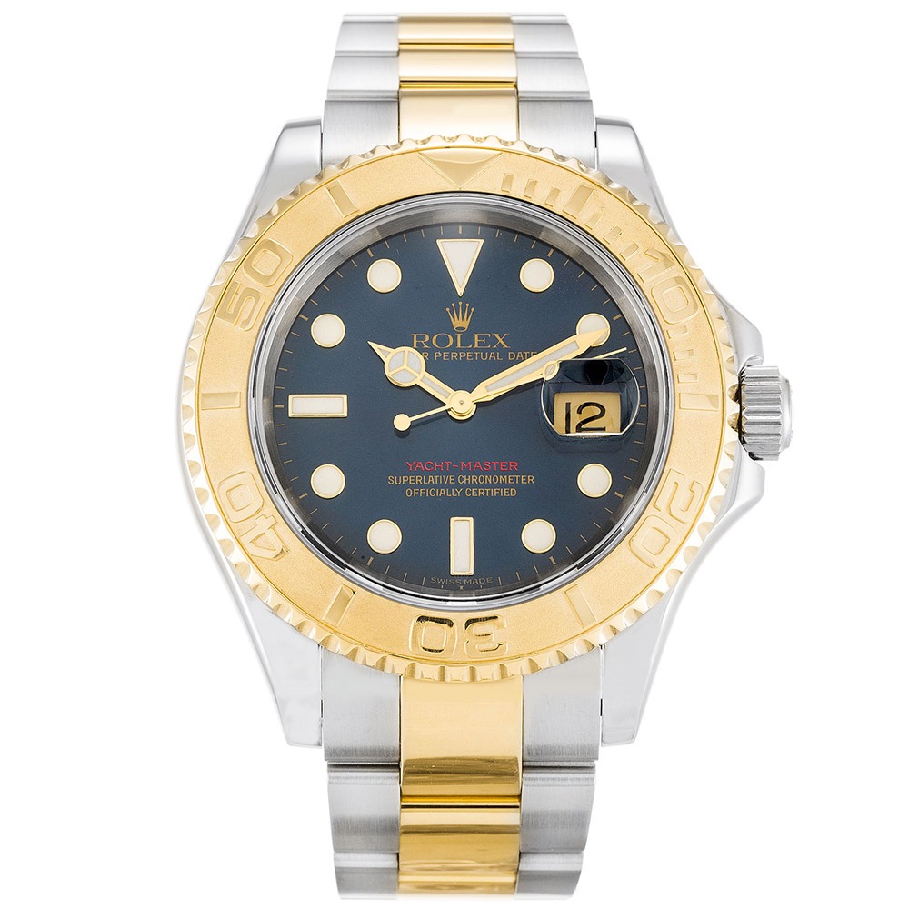 1038-1 Rolex Yacht-Master 16623 Blue Stainless Steel Automatic Mens 40 MM Watch