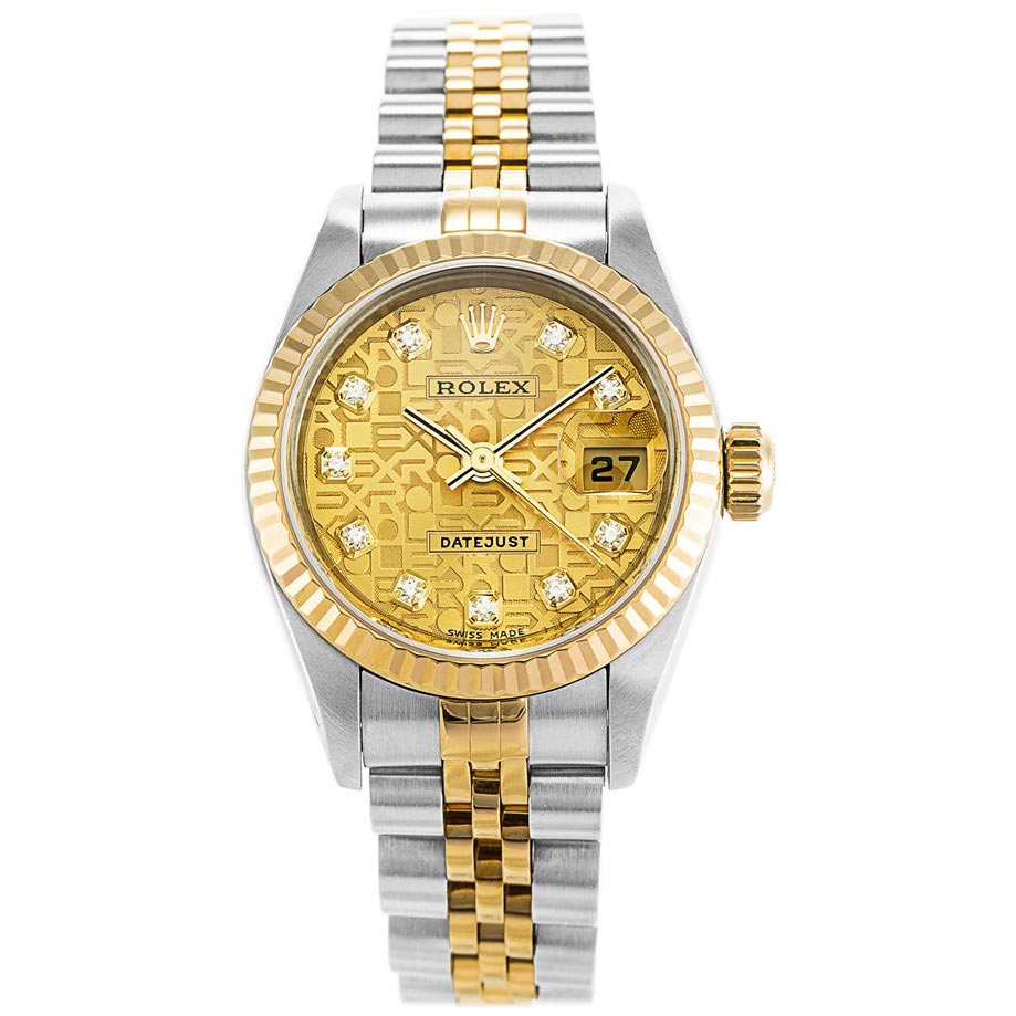 Rolex Datejust 79173 Ladies 26 MM Gold Plated Steel Automatic Gold Watch Rolex Datejust 79173 Ladies 26 MM Gold Plated Steel Automatic Gold Watch
