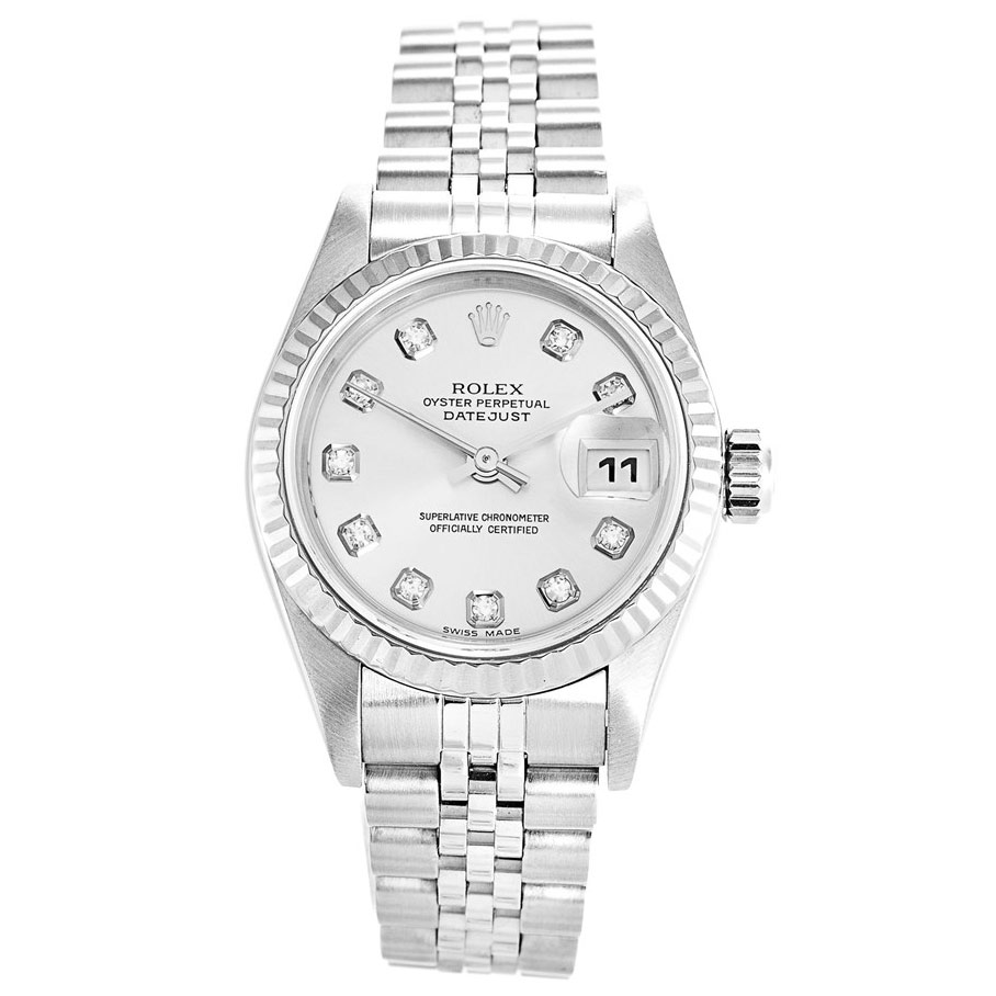 Rolex Datejust 79174 White Steel Automatic 26 MM Ladies Watch Rolex Datejust 79174 White Steel Automatic 26 MM Ladies Watch