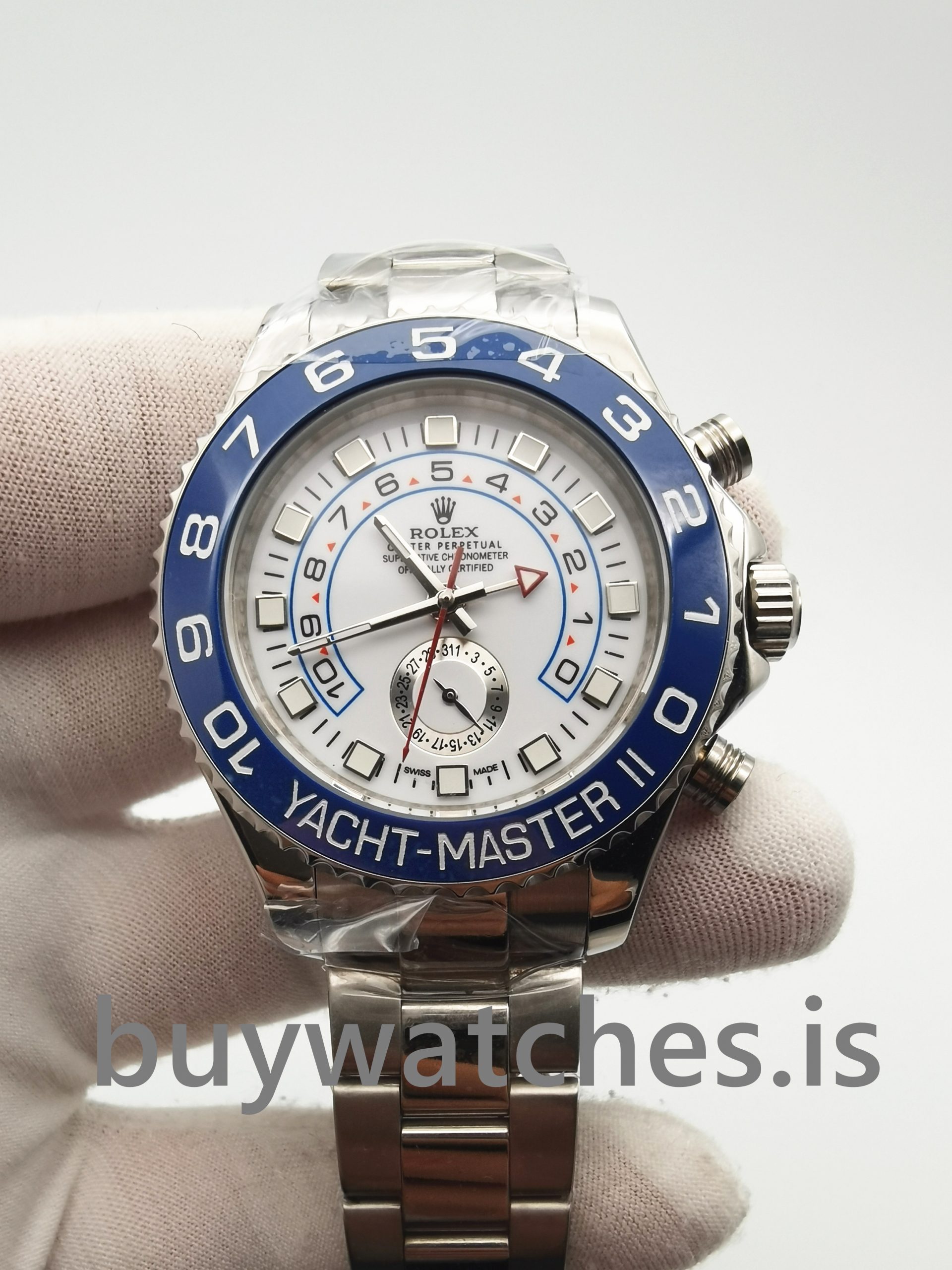 Rolex Yacht-master 116680 Mens Automatic White 44 mm Steel Watch Rolex Yacht-master 116680 Mens Automatic White 44 mm Steel Watch