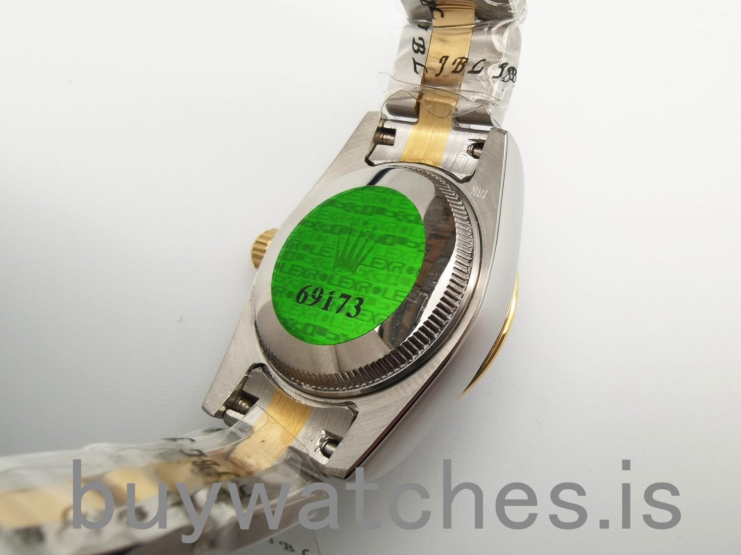 Rolex Datejust 116233 Fluted 18K Gold Two Tone Oyster Watch 36 White Diamond Dial Rolex Datejust 116233 Fluted 18K Gold Two Tone Oyster Watch 36 White Diamond Dial