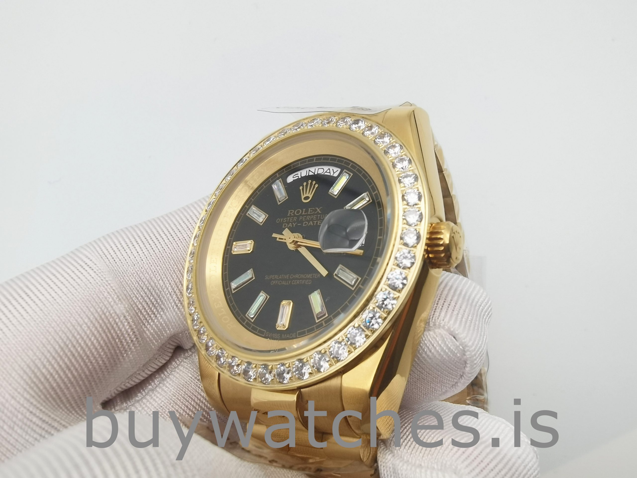 Rolex Day-Date 228348RBR 18k Gold With Diamonds 40 mm Automatic Rolex Day-Date 228348RBR 18k Gold With Diamonds 40 mm Automatic