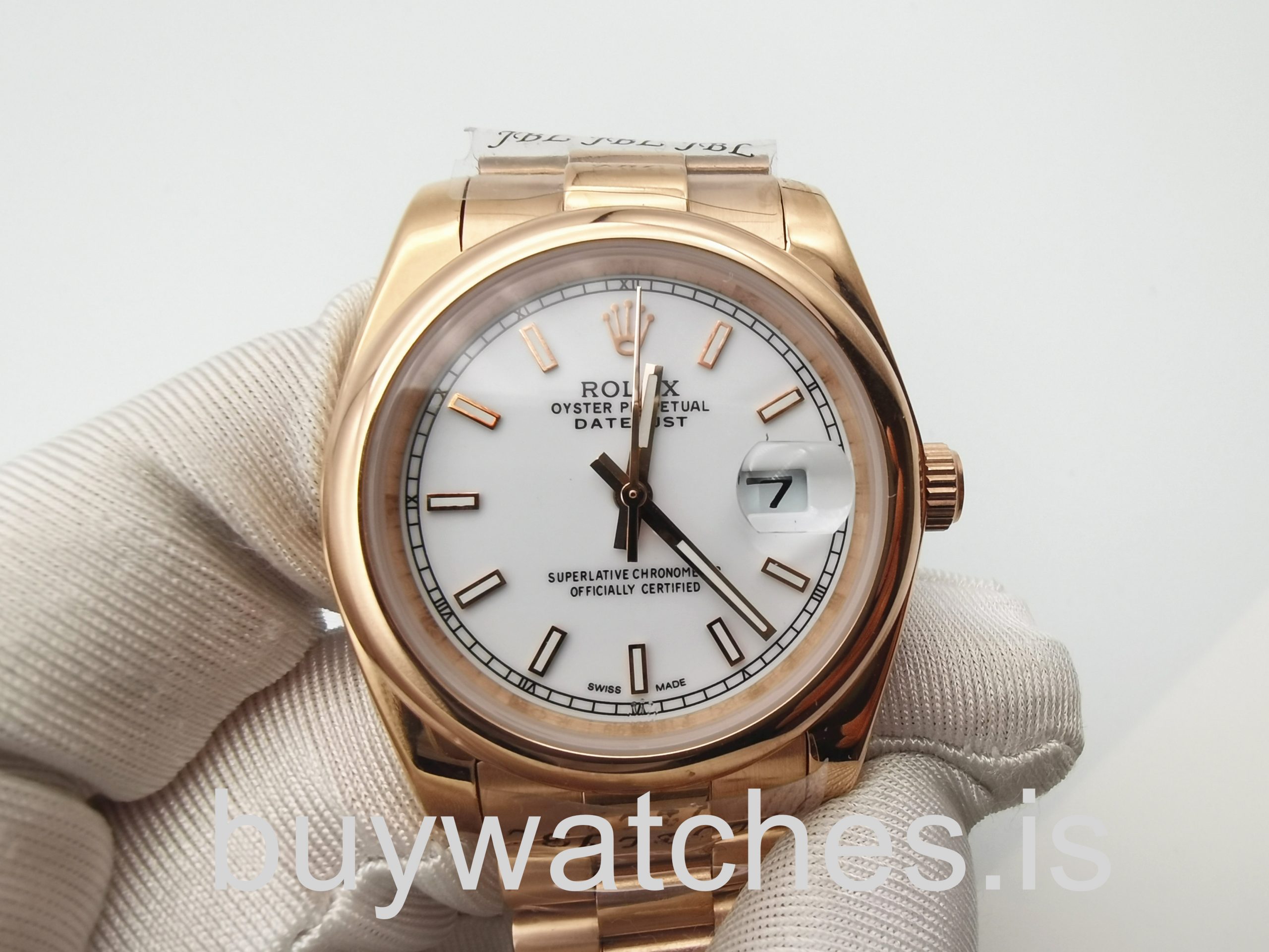 Rolex Datejust 4467 Unisex 36 Mm 18k Rose Gold Automatic Watch Rolex Datejust 4467 Unisex 36 Mm 18k Rose Gold Automatic Watch