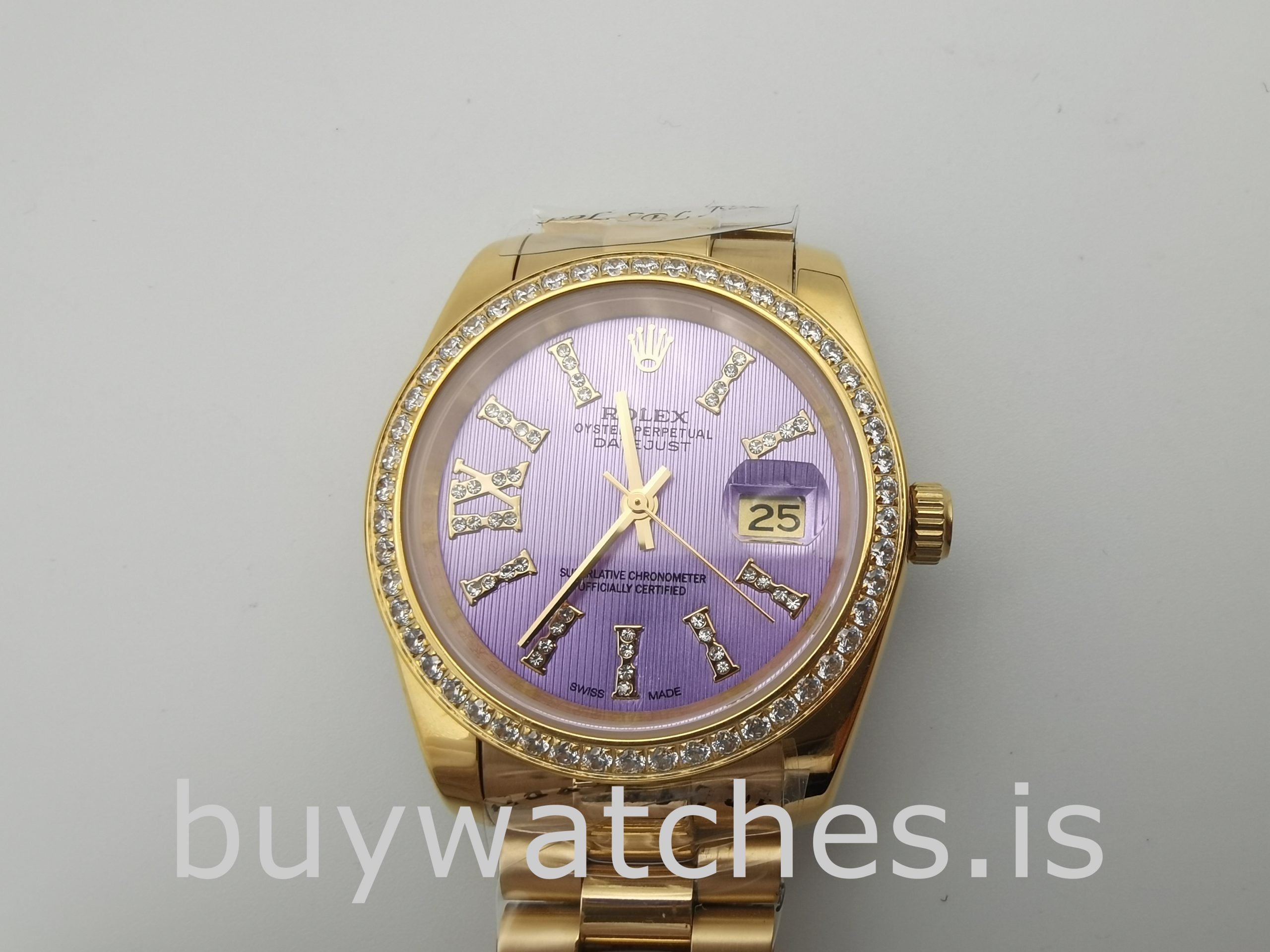 Rolex Datejust 278384 Ladies 31 mm Automatic Purple With Diamonds Watch Rolex Datejust 278384 Ladies 31 mm Automatic Purple With Diamonds Watch