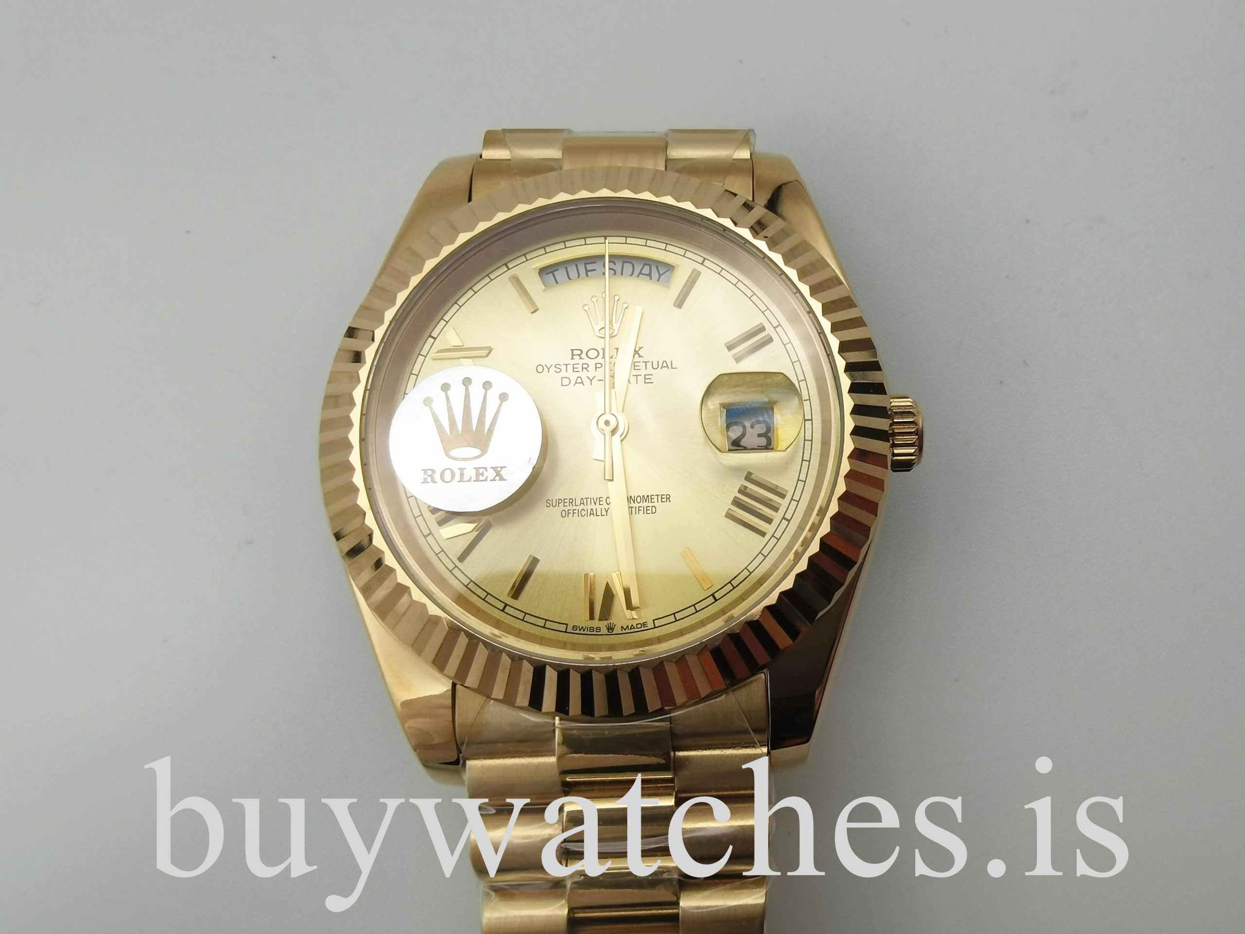 Rolex Day-Date 228238 Yellow Gold 40 mm Automatic Unisex Steel Watch Rolex Day-Date 228238 Yellow Gold 40 mm Automatic Unisex Steel Watch