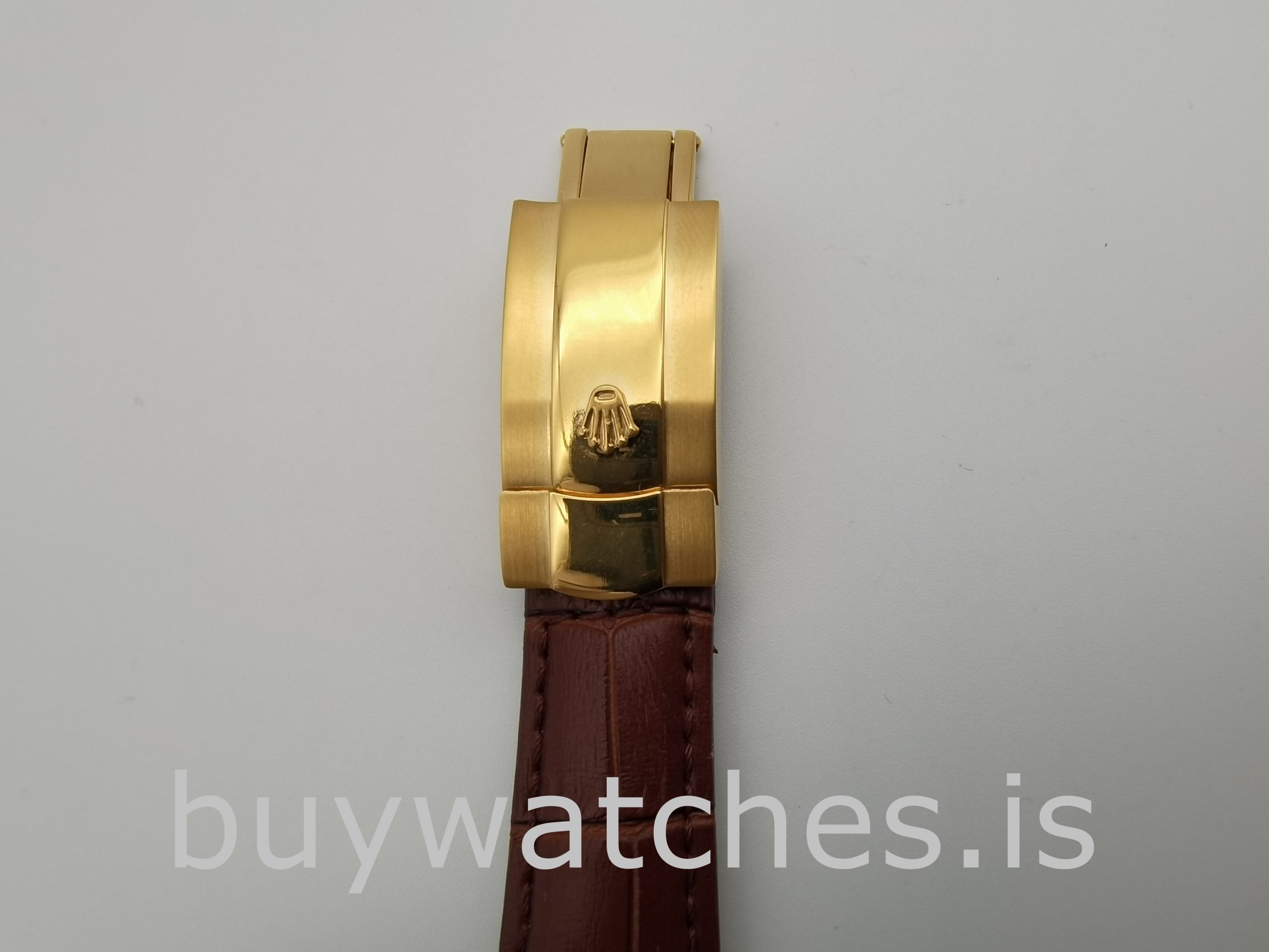 Rolex Day-Date 1503 Unisex Gold Crocodile Skin 34 mm Automatic Watch Rolex Day-Date 1503 Unisex Gold Crocodile Skin 34 mm Automatic Watch