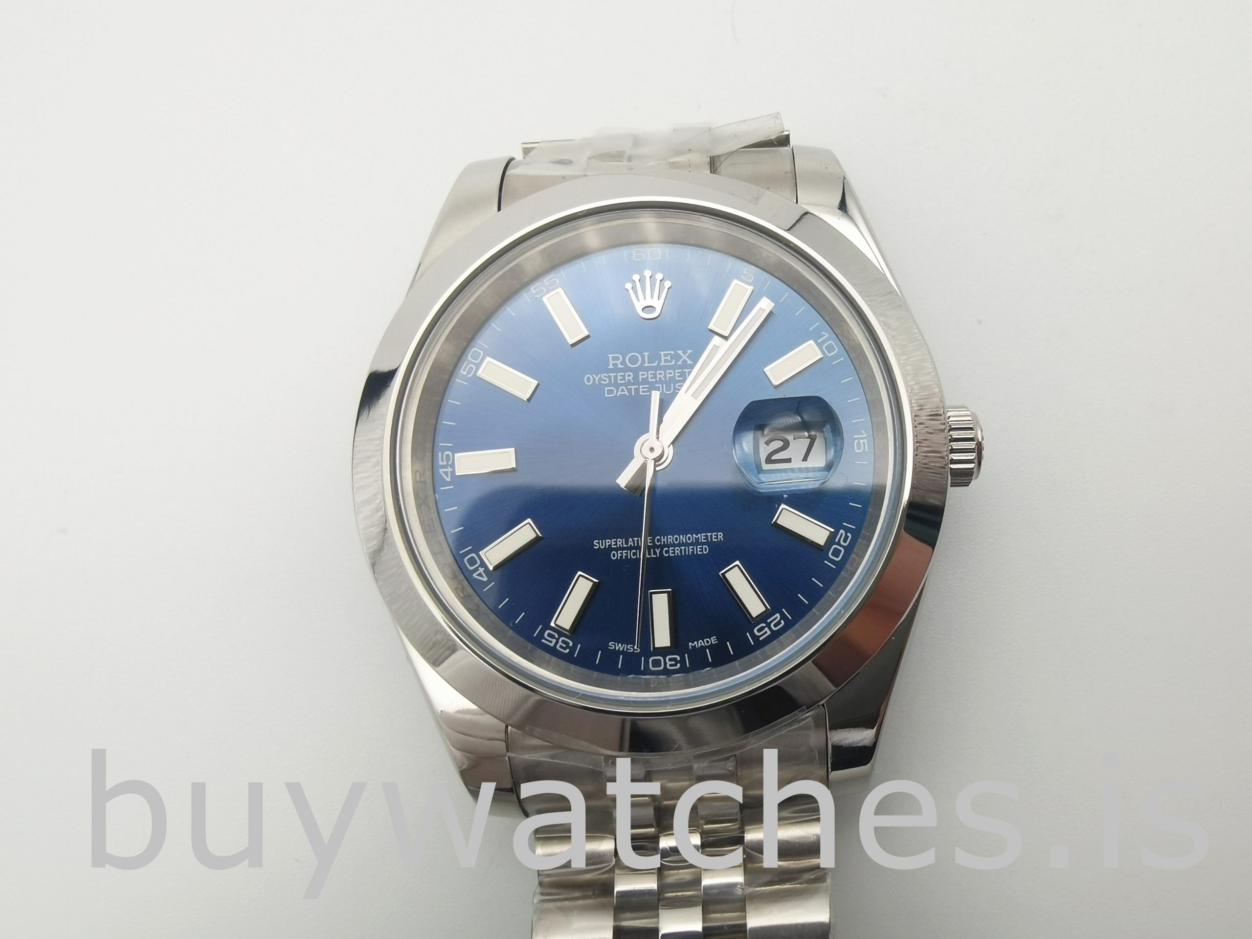 Rolex Datejust 126300 Men 41mm Blue Steel Automatic Watch Rolex Datejust 126300 Men 41mm Blue Steel Automatic Watch