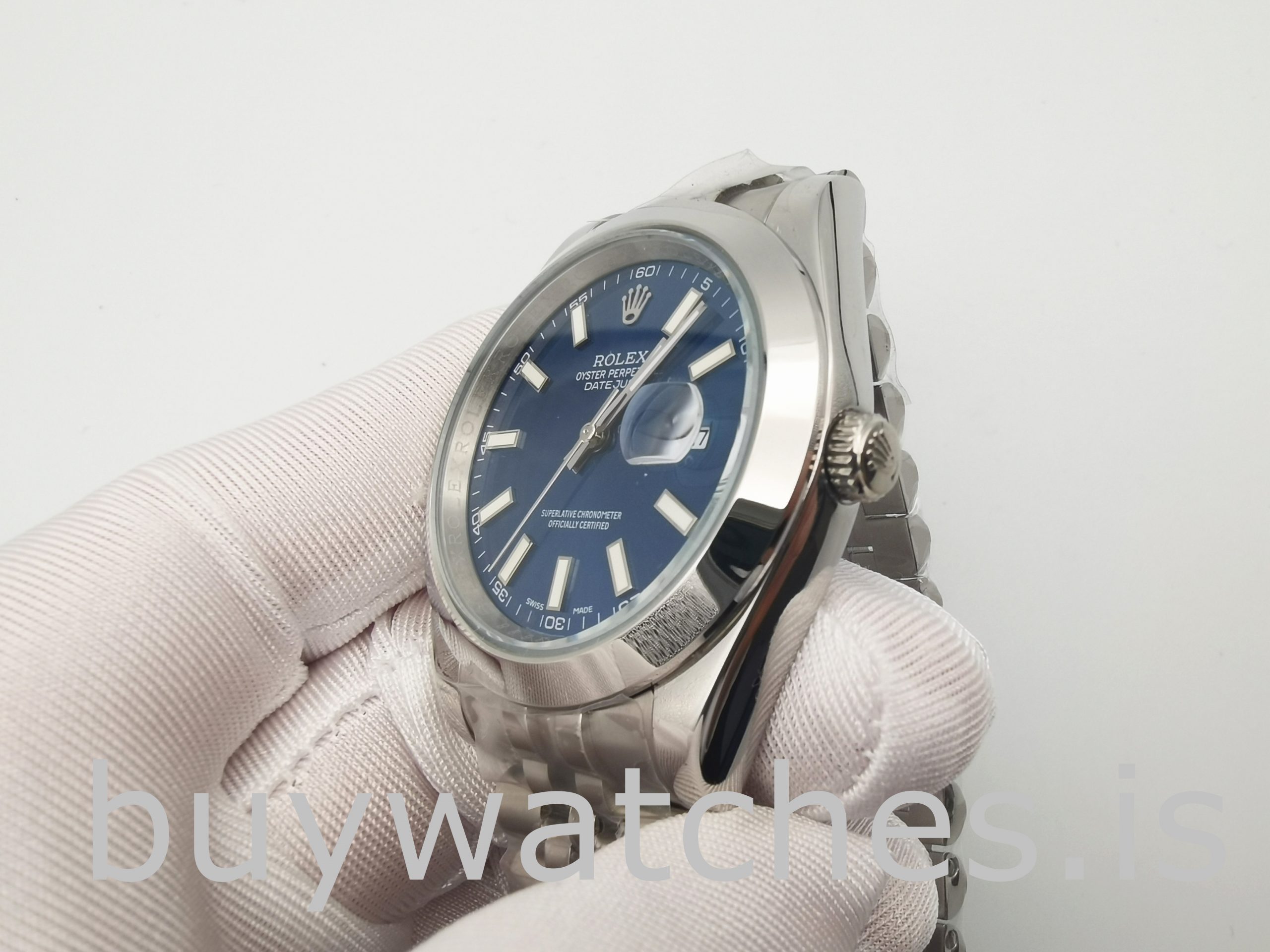 Rolex Datejust 126300 Men 41mm Blue Steel Automatic Watch Rolex Datejust 126300 Men 41mm Blue Steel Automatic Watch