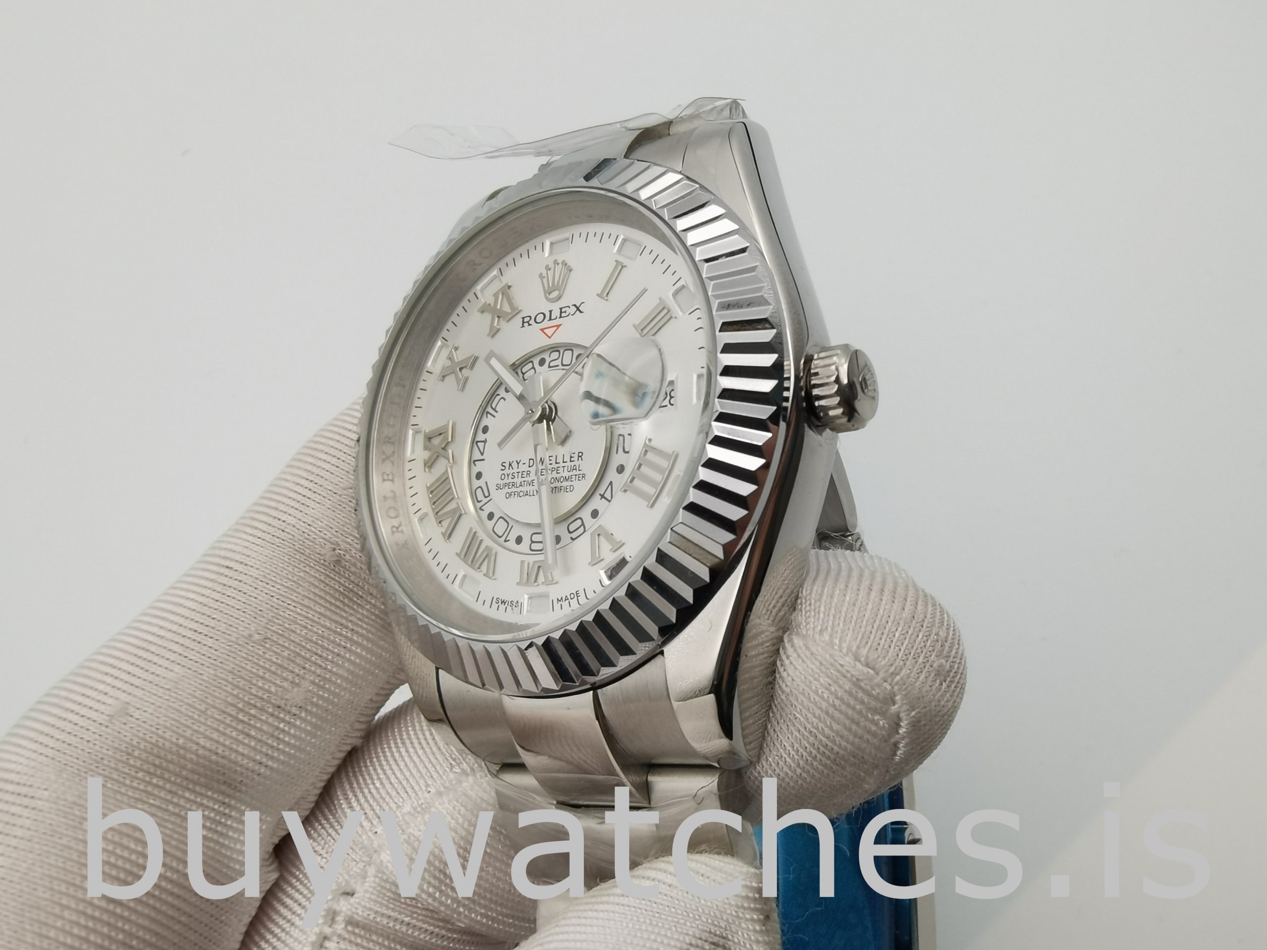 Rolex Sky-Dweller 326939 Ivory Dial 42mm Men's Round Automatic Watch Rolex Sky-Dweller 326939 Ivory Dial 42mm Men's Round Automatic Watch