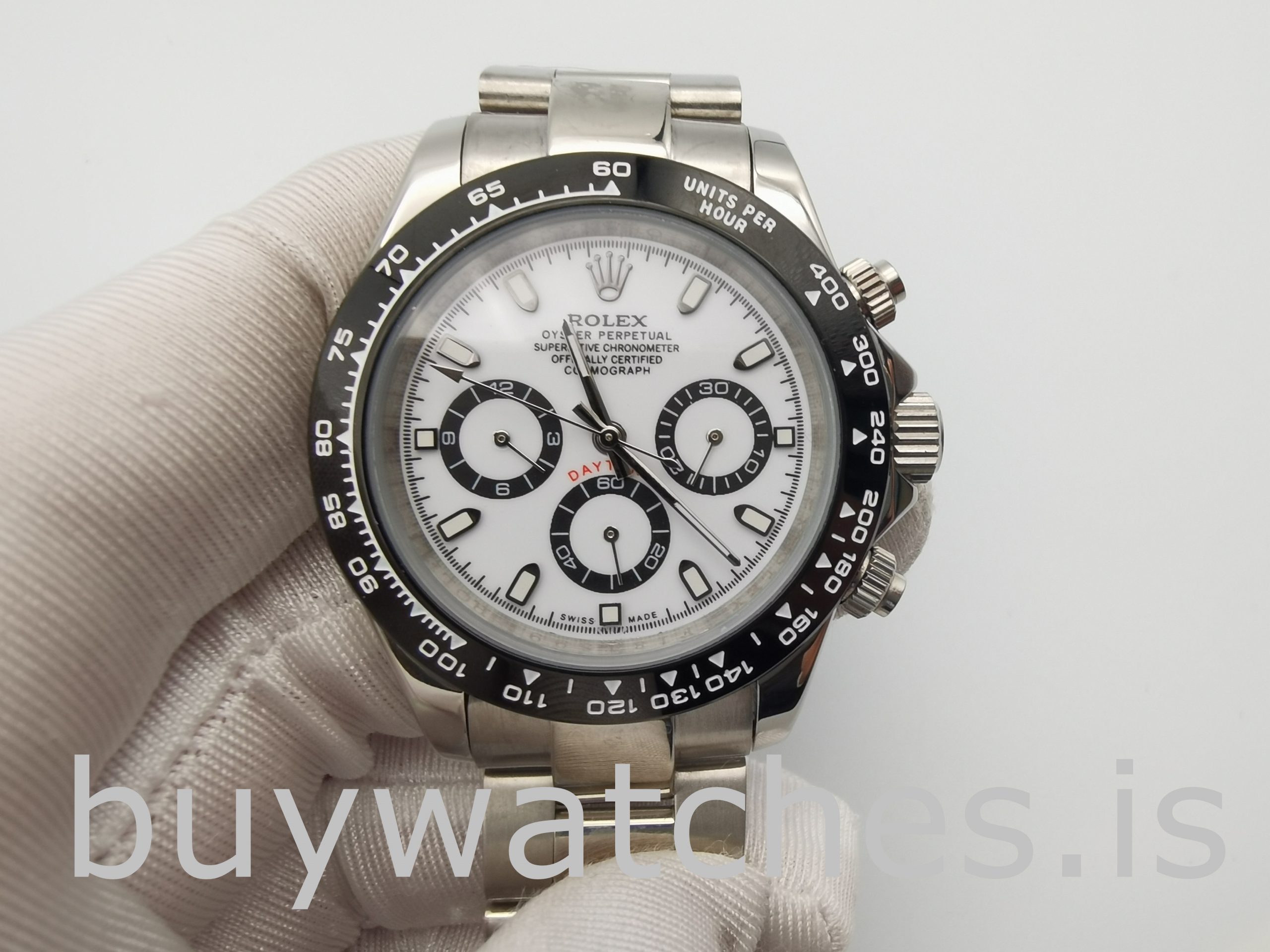 Rolex Daytona 116500 Men's 40mm White Dial Automatic 4130 Watch Rolex Daytona 116500 Men's 40mm White Dial Automatic 4130 Watch