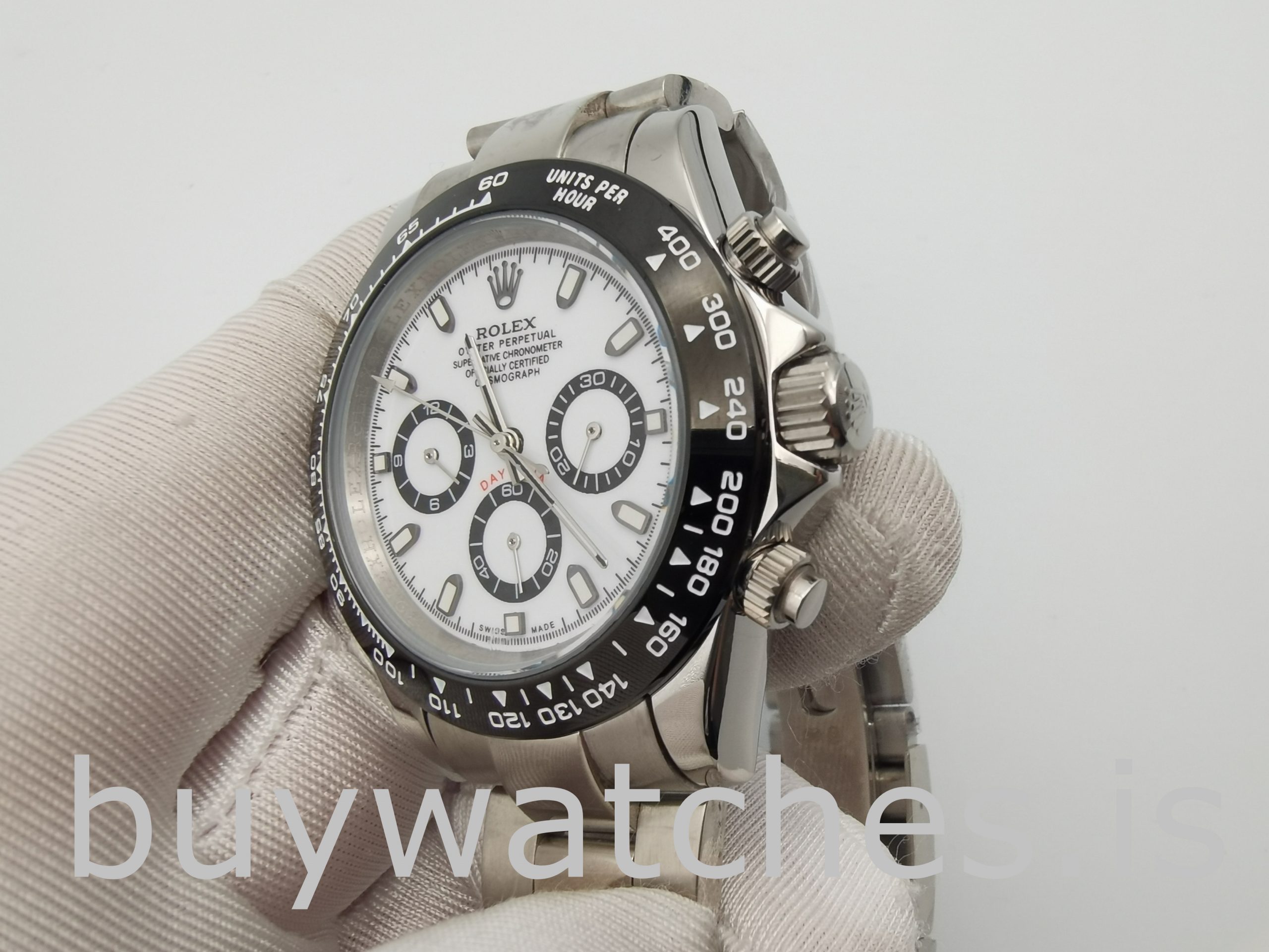 Rolex Daytona 116500 Men's 40mm White Dial Automatic 4130 Watch Rolex Daytona 116500 Men's 40mm White Dial Automatic 4130 Watch