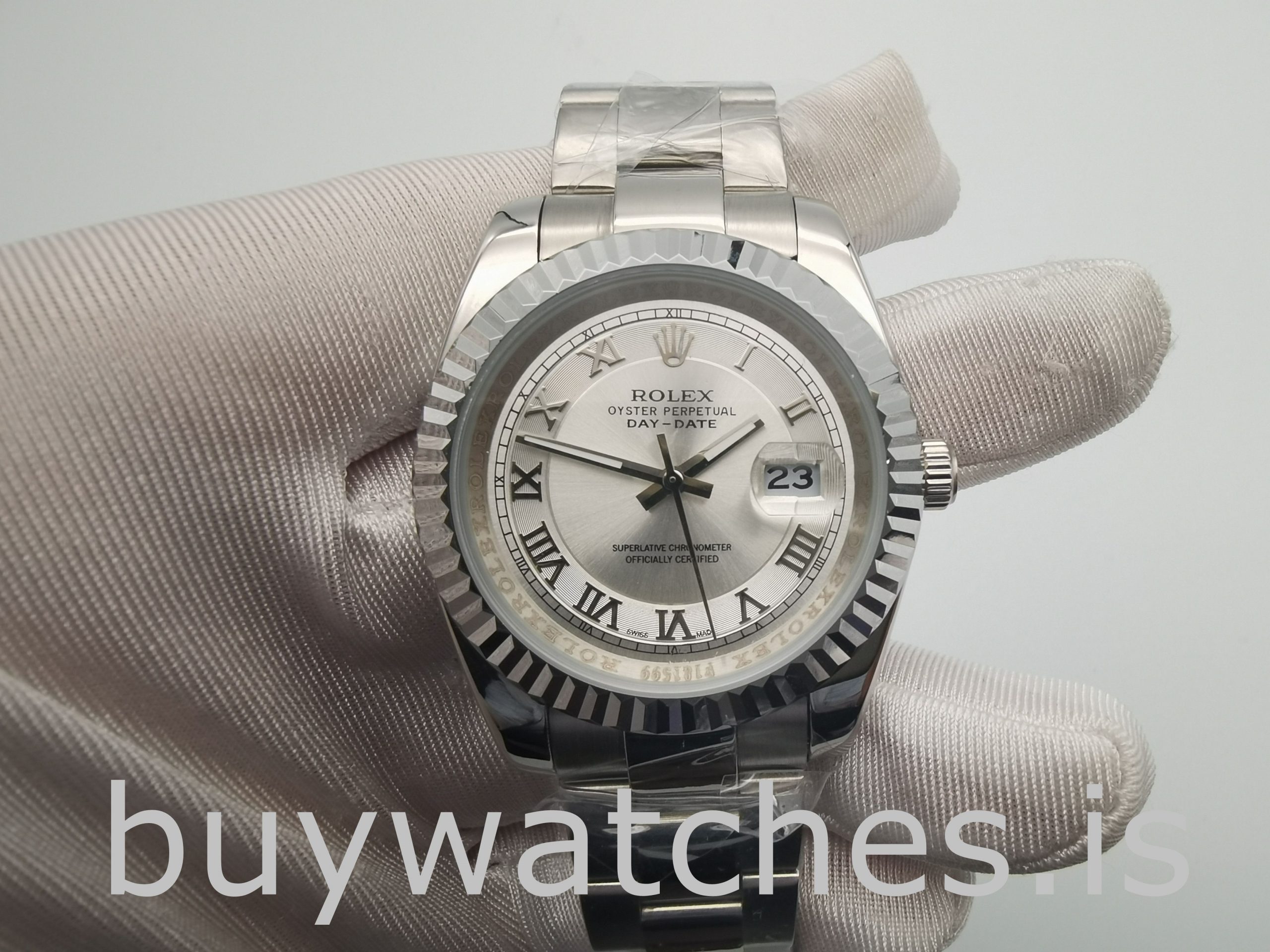 Rolex Datejust 4770 White Dial Men 41mm Roman Numeral Automatic Watch Rolex Datejust 4770 White Dial Men 41mm Roman Numeral Automatic Watch