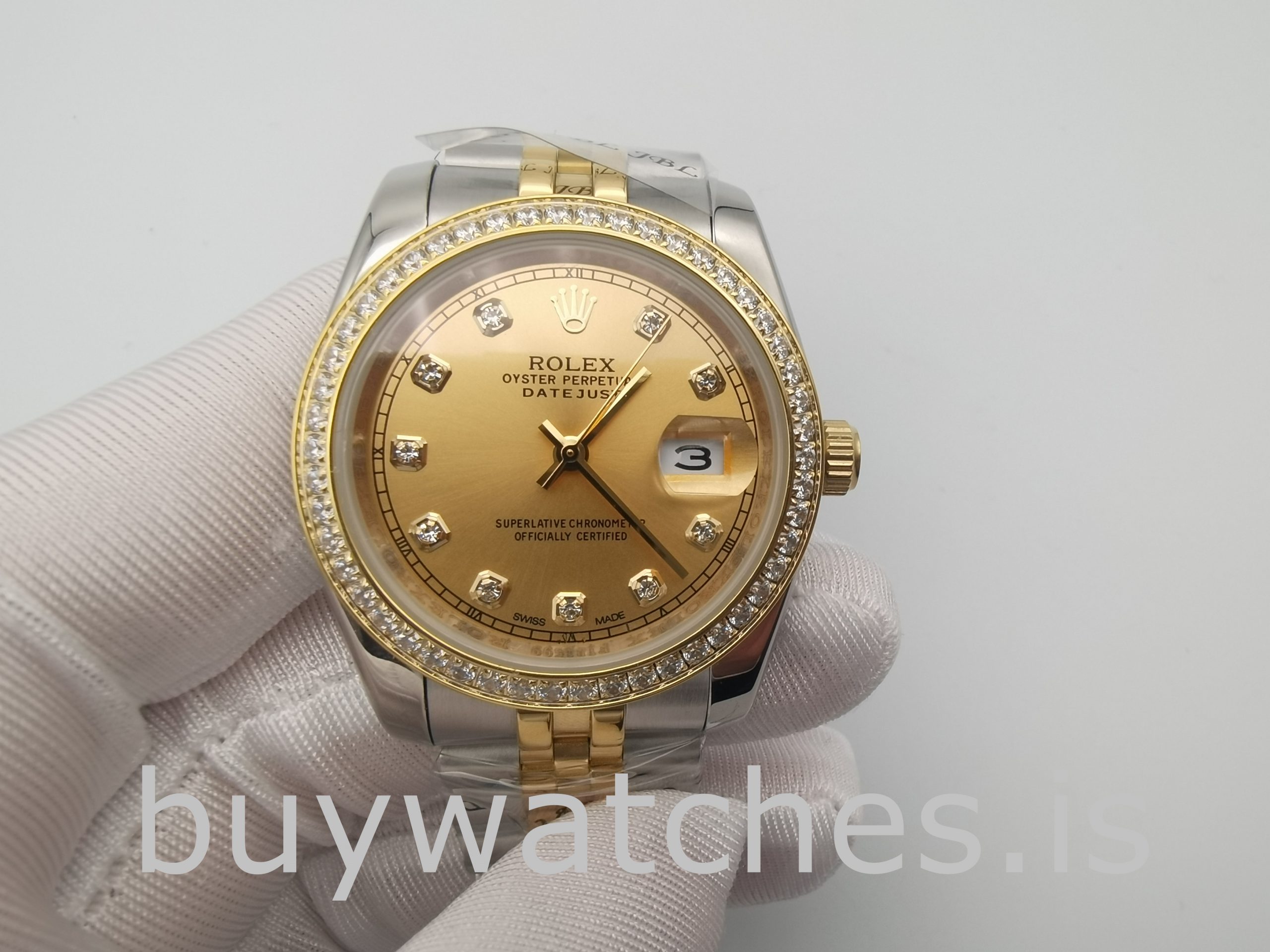 Rolex Datejust 126283RBR 36mm Champagne Dial Ladies Automatic Watch Rolex Datejust 126283RBR 36mm Champagne Dial Ladies Automatic Watch