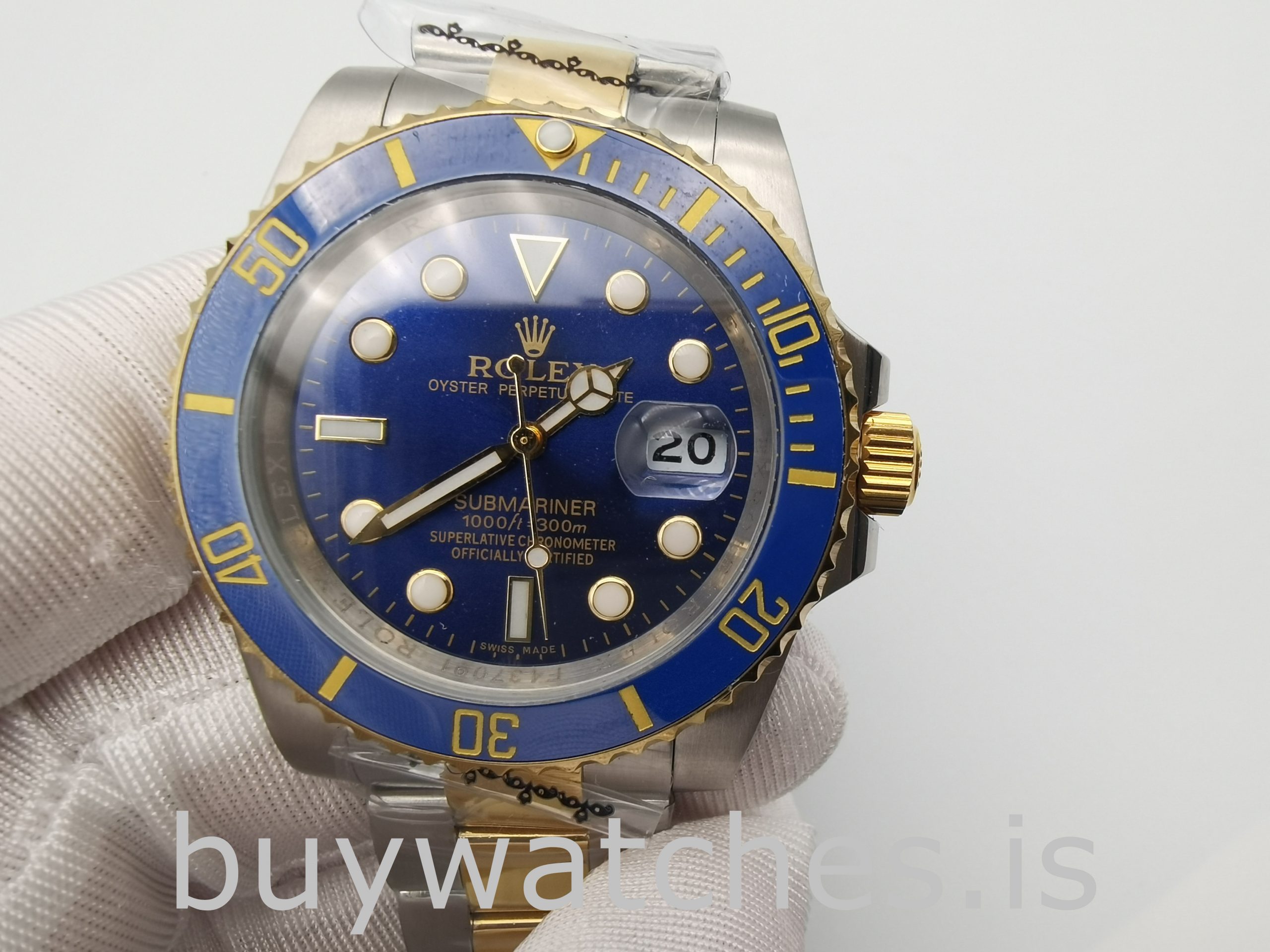 Rolex Submariner 116613LB Round Gold Stainless Steel 40mm Automatic Watch Rolex Submariner 116613LB Round Gold Stainless Steel 40mm Automatic Watch
