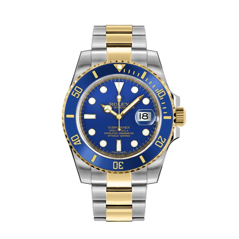 Rolex Submariner 116613LB Round Gold Stainless Steel 40mm Automatic Watch Rolex Submariner 116613LB Round Gold Stainless Steel 40mm Automatic Watch