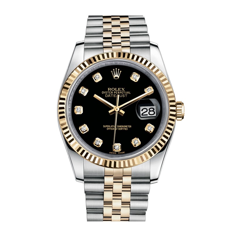Rolex Datejust 116233 Unisex 36mm 18k Yellow Gold Automatic Watch Rolex Datejust 116233 Unisex 36mm 18k Yellow Gold Automatic Watch