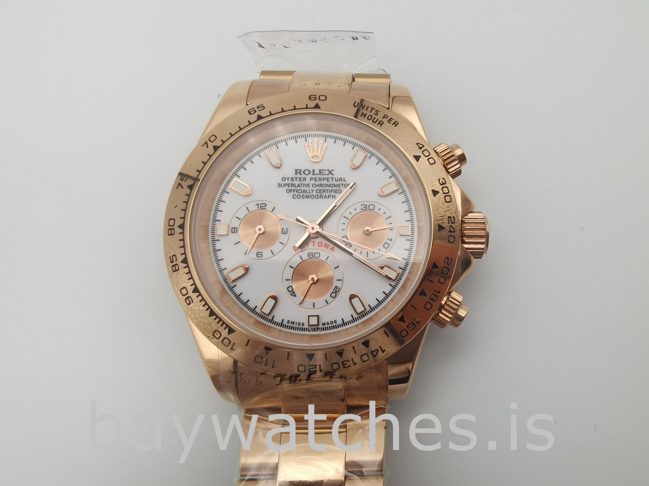 Rolex Daytona 116505 Men's 40mm Rose Gold Dial Automatic Watch Rolex Daytona 116505 Men's 40mm Rose Gold Dial Automatic Watch