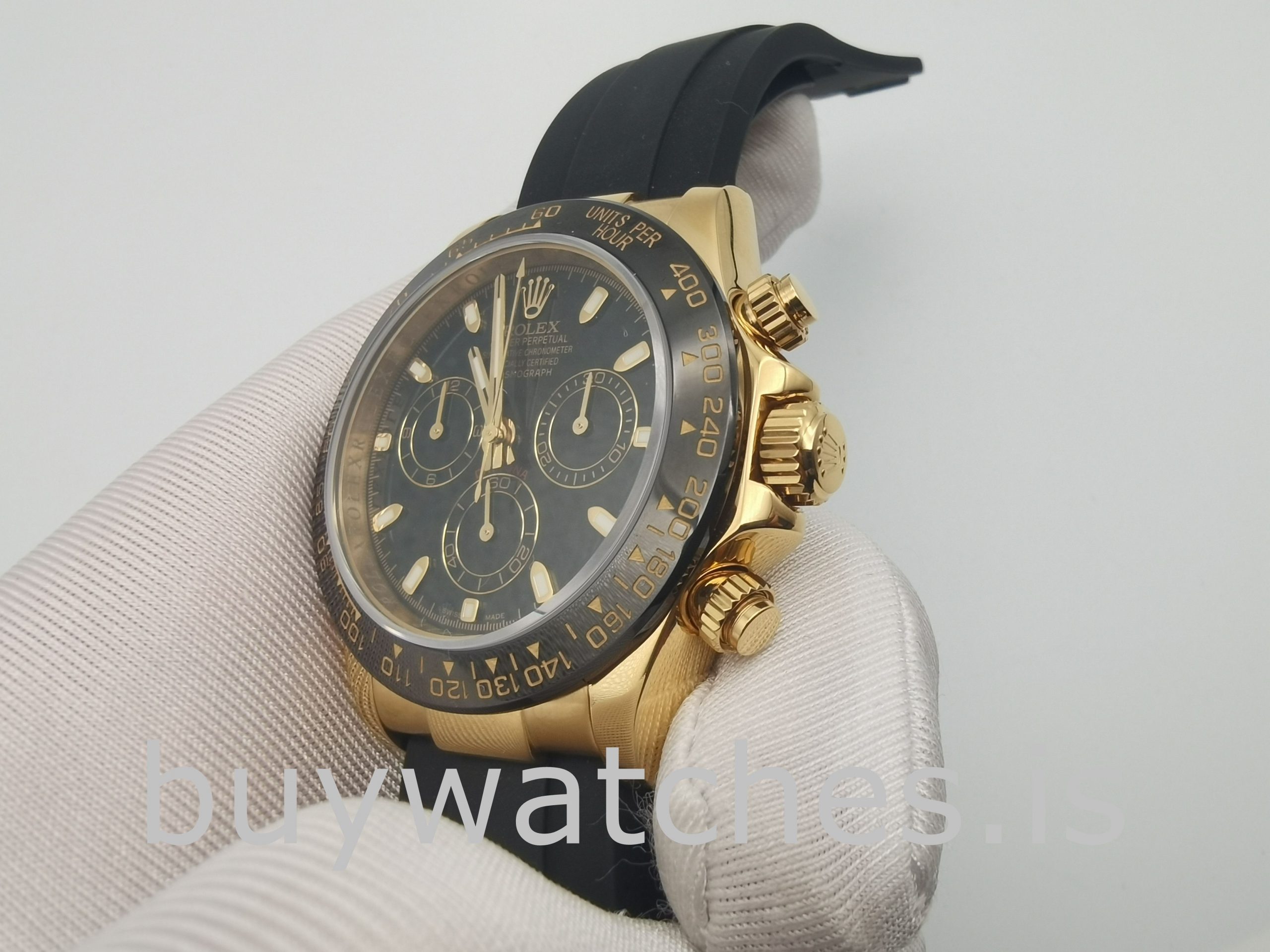 Rolex Cosmograph Daytona Mens Black Dial 40mm Automatic Watch Rolex Cosmograph Daytona Mens Black Dial 40mm Automatic Watch