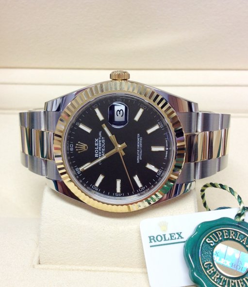 Rolex Datejust 126333 Mens 41mm 18k Yellow Gold Automatic Watch Rolex Datejust 126333 Mens 41mm 18k Yellow Gold Automatic Watch