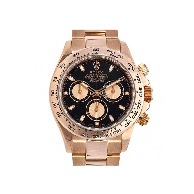 Rolex Daytona 116505 Mens Rose Gold 40mm Round Automatic Watch Rolex Daytona 116505 Mens Rose Gold 40mm Round Automatic Watch