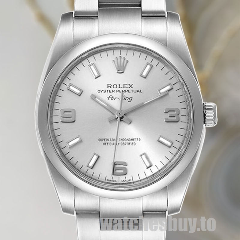 Rolex Air-king Men's 36mm 114200SSO Stainless Steel