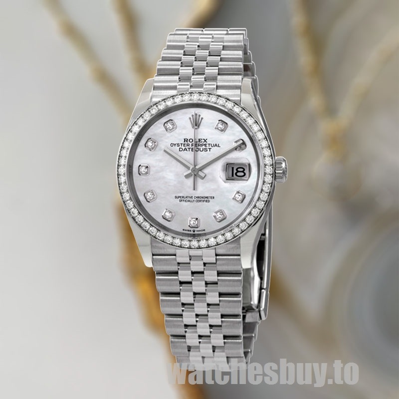 Rolex Datejust m126284rbr-0011 Ladies 36mm Mother of Pearl Dial - Image 2