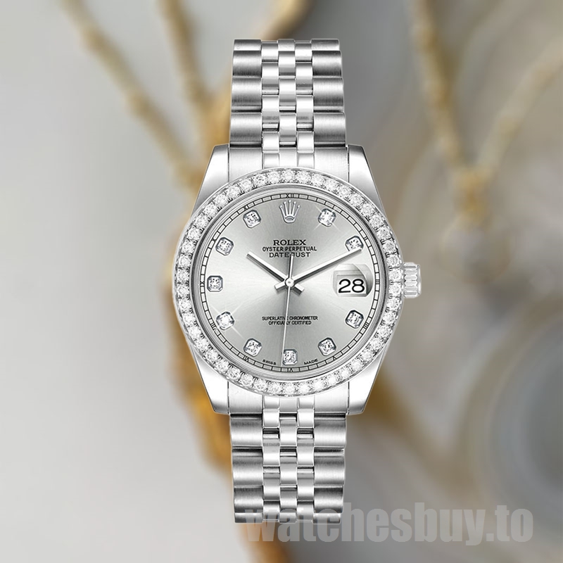 Rolex Datejust 116244 Unisex 36mm Silver-tone - Image 2