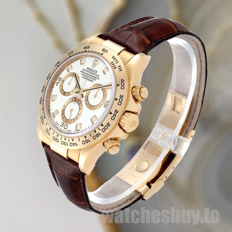 Rolex Daytona Men's 40mm 116518-0001 Watch White Dial - Image 3