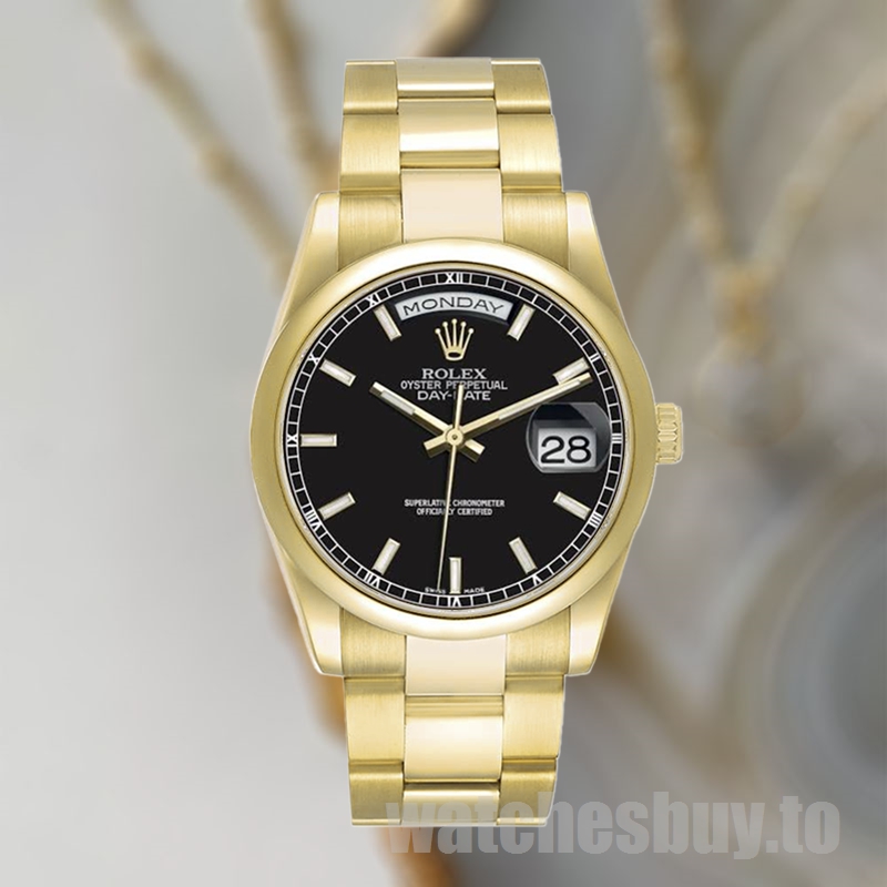 Rolex Day-Date 118208 Men's 36mm President Bracelet Automatic - Image 5