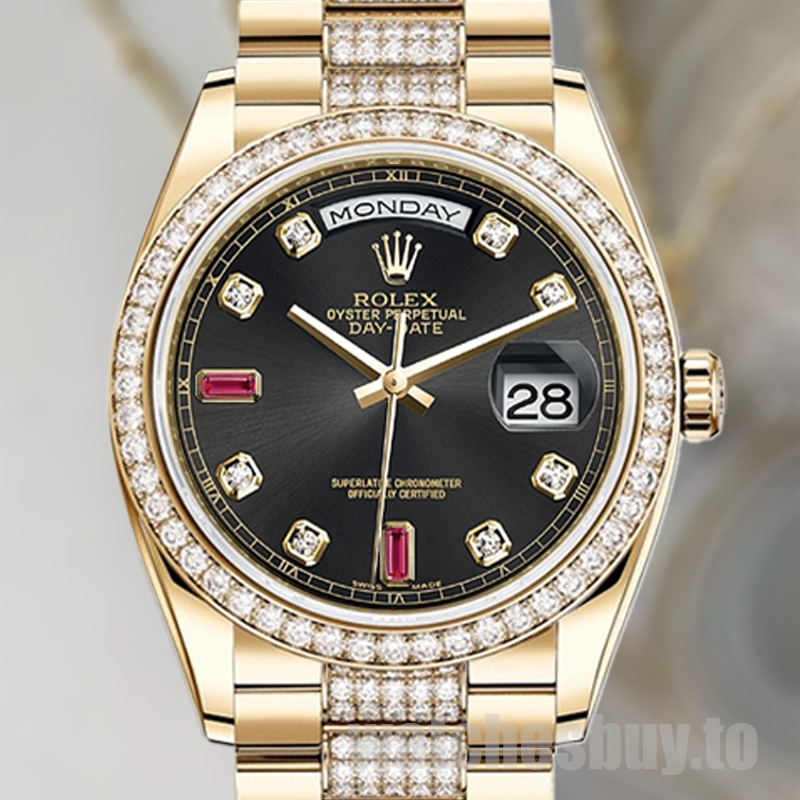 Rolex Day-Date 36mm m118348-0149 Men's Gold-tone President Bracelet