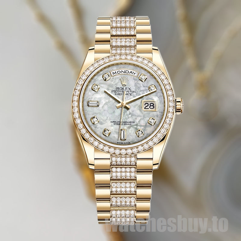 Rolex Day-Date Men's m118348-0061 36mm President Bracelet - Image 2