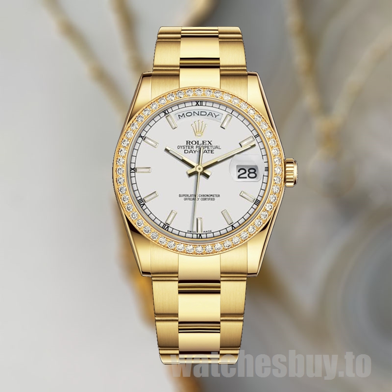Rolex Day-Date m118348-0098 36mm Men's President Bracelet - Image 5