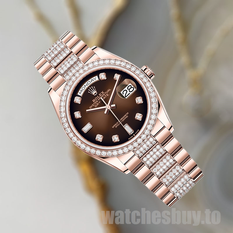 Rolex Day-Date Men's m128345rbr-0041 36mm Automatic Watch - Image 3