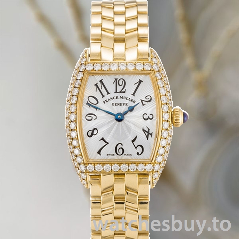 Franck Muller Cintrée Curvex 19mm 2500QZD Ladies Quartz Gold-tone - Image 2