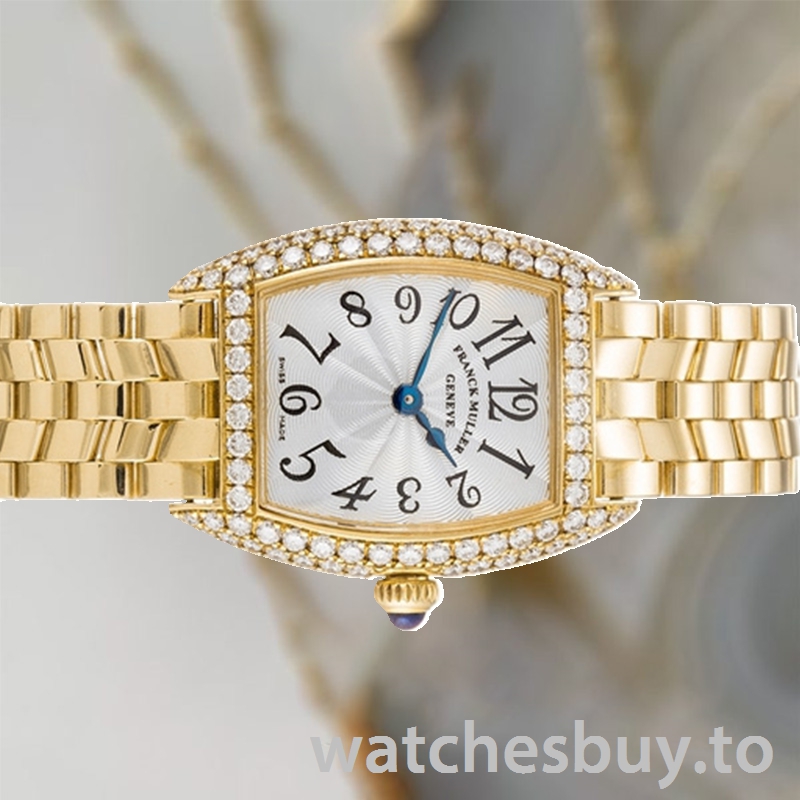Franck Muller Cintrée Curvex 19mm 2500QZD Ladies Quartz Gold-tone - Image 3