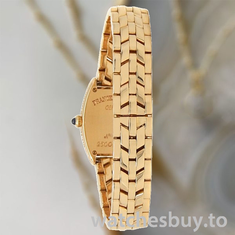 Franck Muller Cintrée Curvex 19mm 2500QZD Ladies Quartz Gold-tone - Image 4