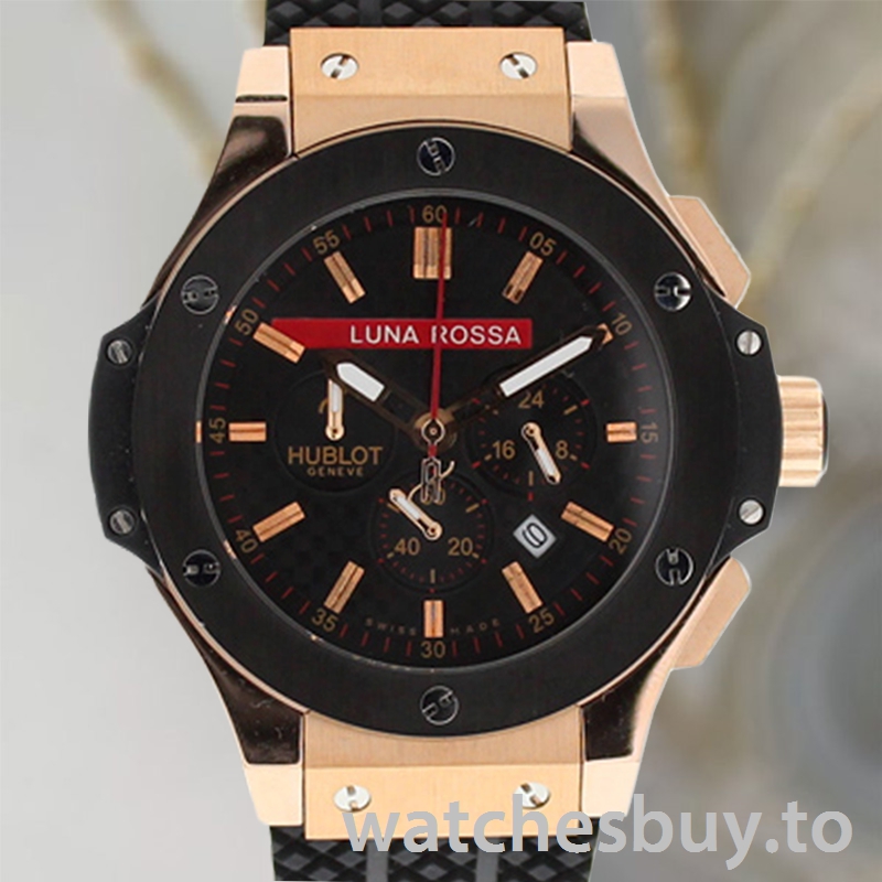 Hublot Big Bang 44mm Men's 301.CM.131.RX.LUN06 Black Dial - Image 2