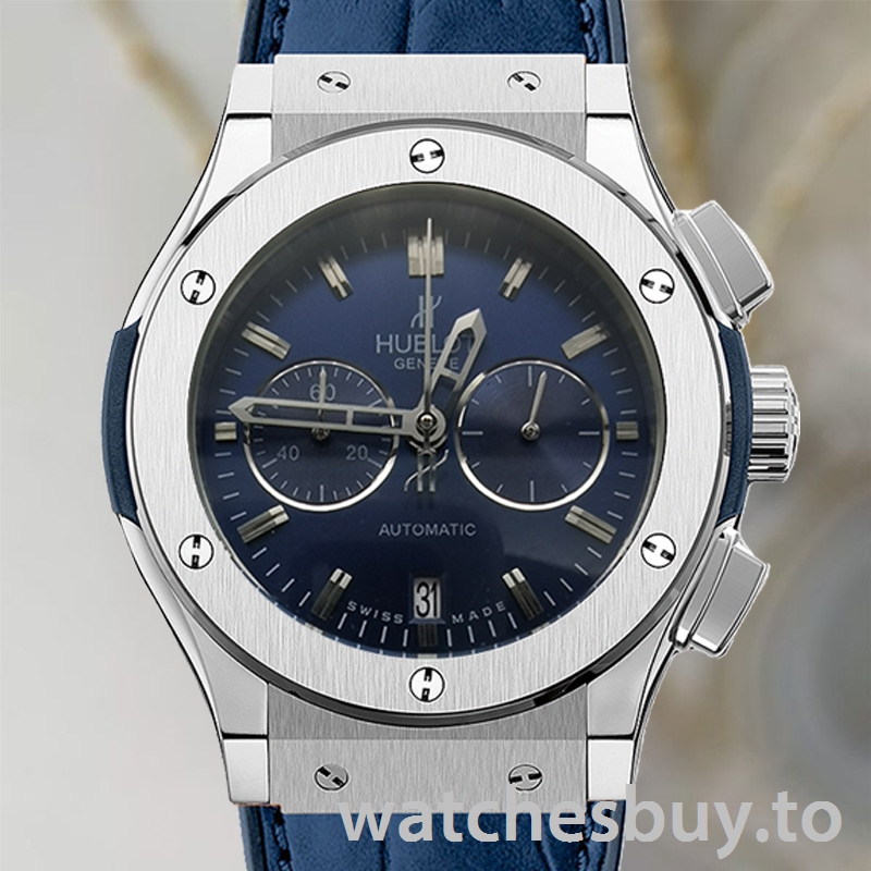 Hublot Classic Fusion 44mm Men's 521.NX.7170.LR Blue Dial