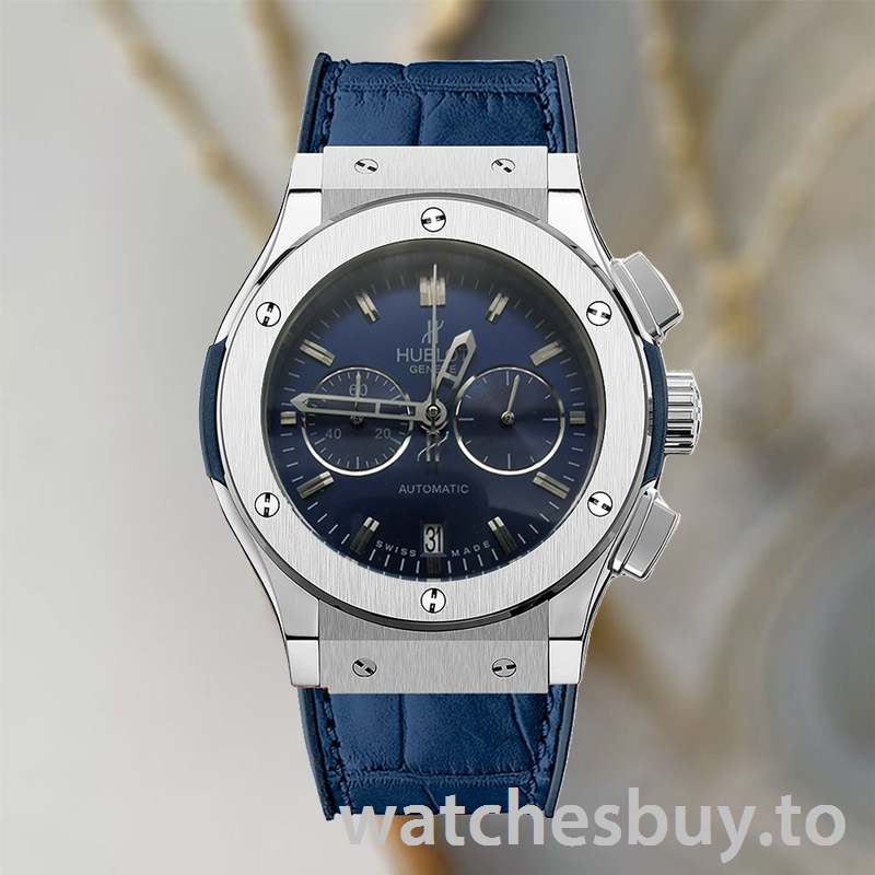 Hublot Classic Fusion 44mm Men's 521.NX.7170.LR Blue Dial - Image 2