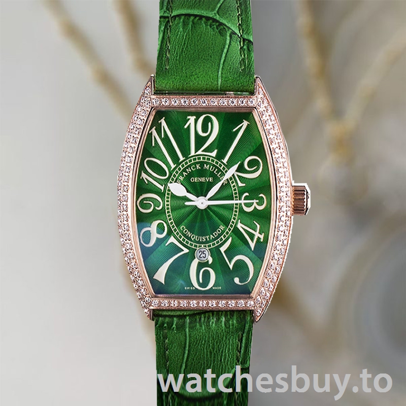 Franck Muller Casablanca Ladies 40mm 5850 Green Dial Stainless Steel - Image 2
